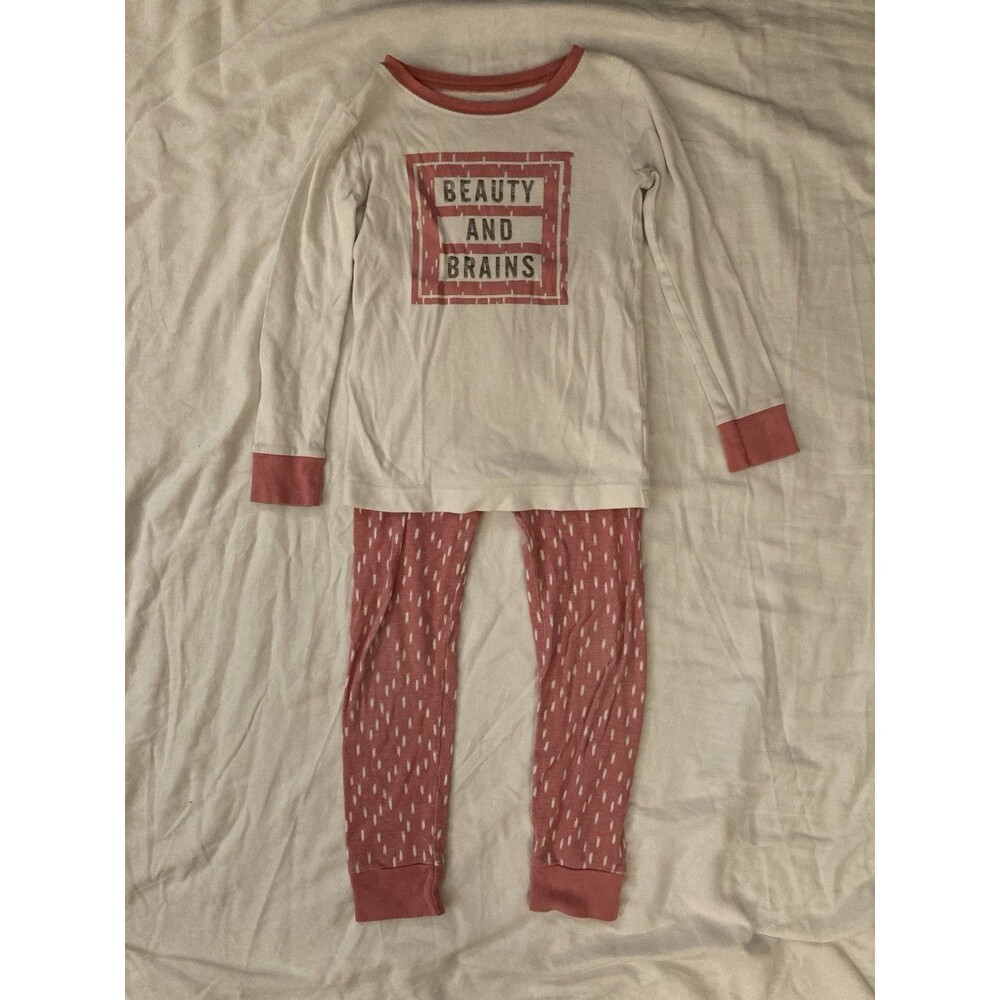 5T/5A Old Navy girl clothes - 2 piece outfit | text theme